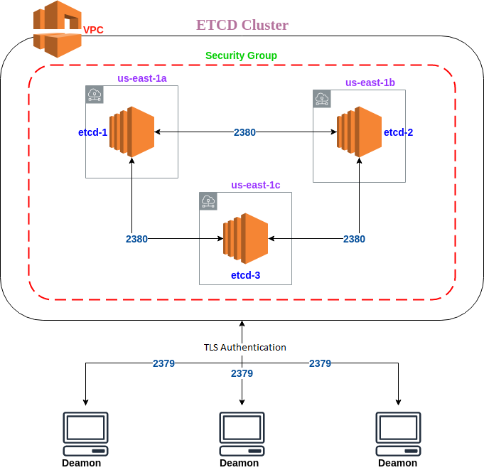 Etcd Cluster Infrastructure