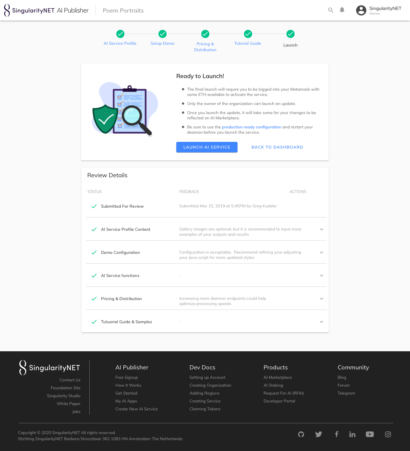 Service Review